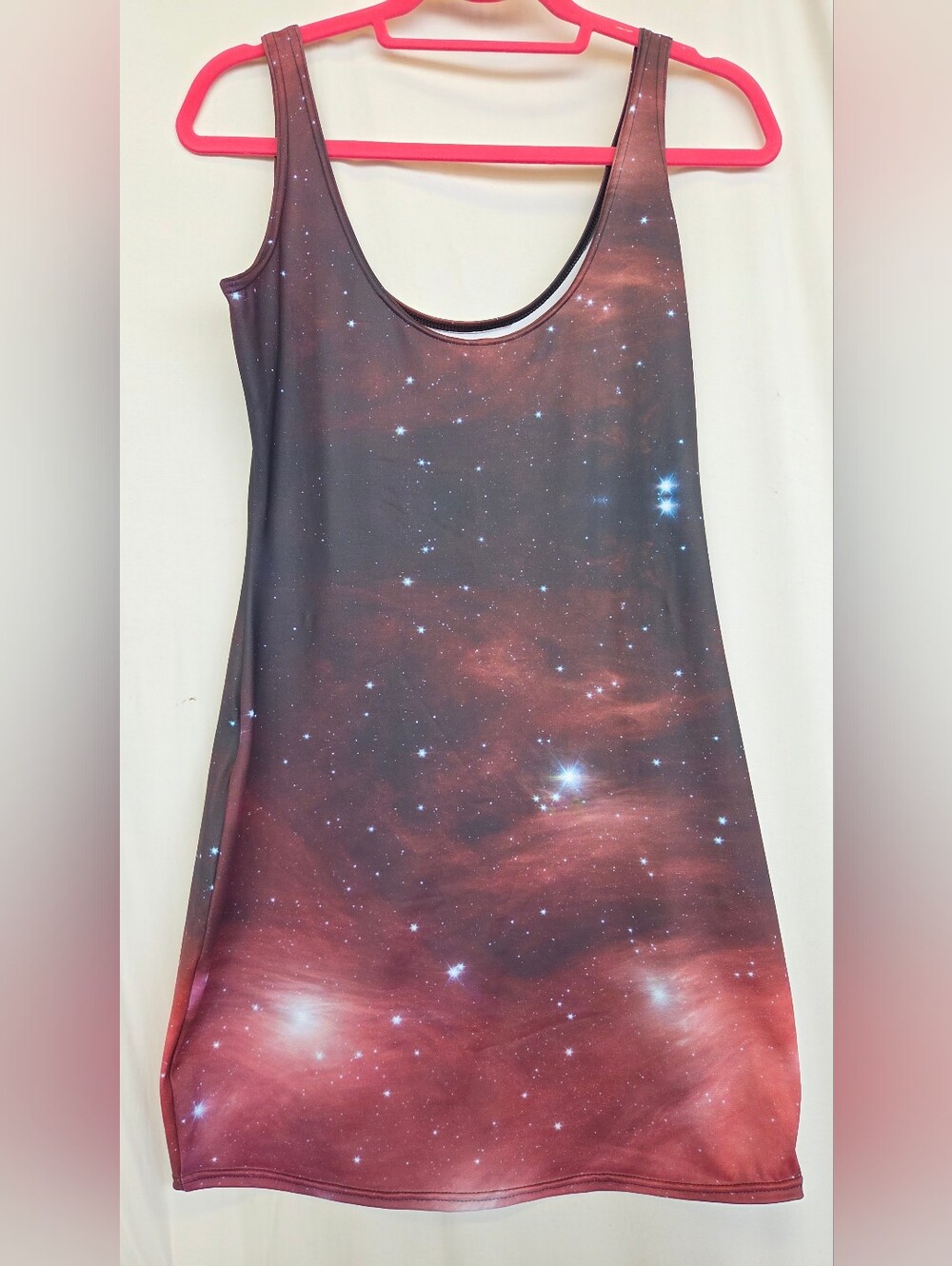 BlackMilk Galaxy Red Bodycon Dress